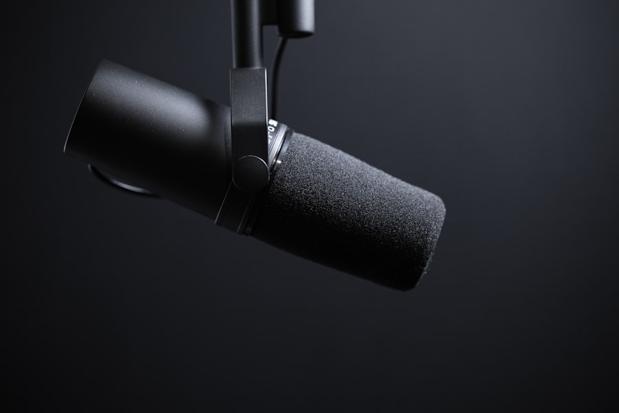 Photo Podcast microphone