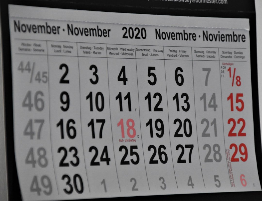Photo Promotion Calendar