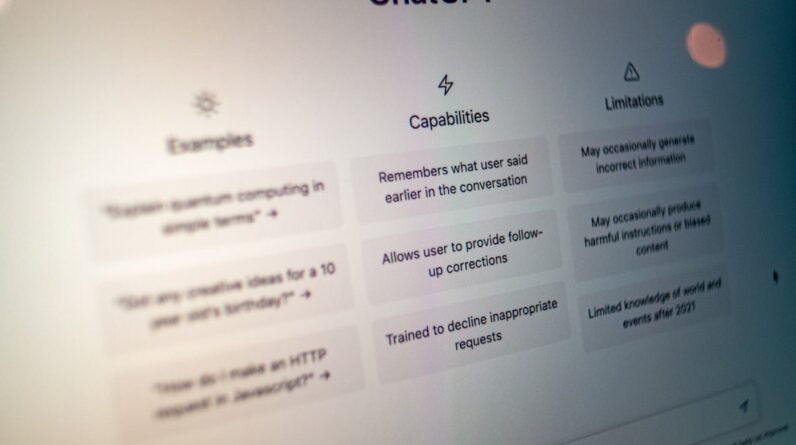 Photo Chatbot interface